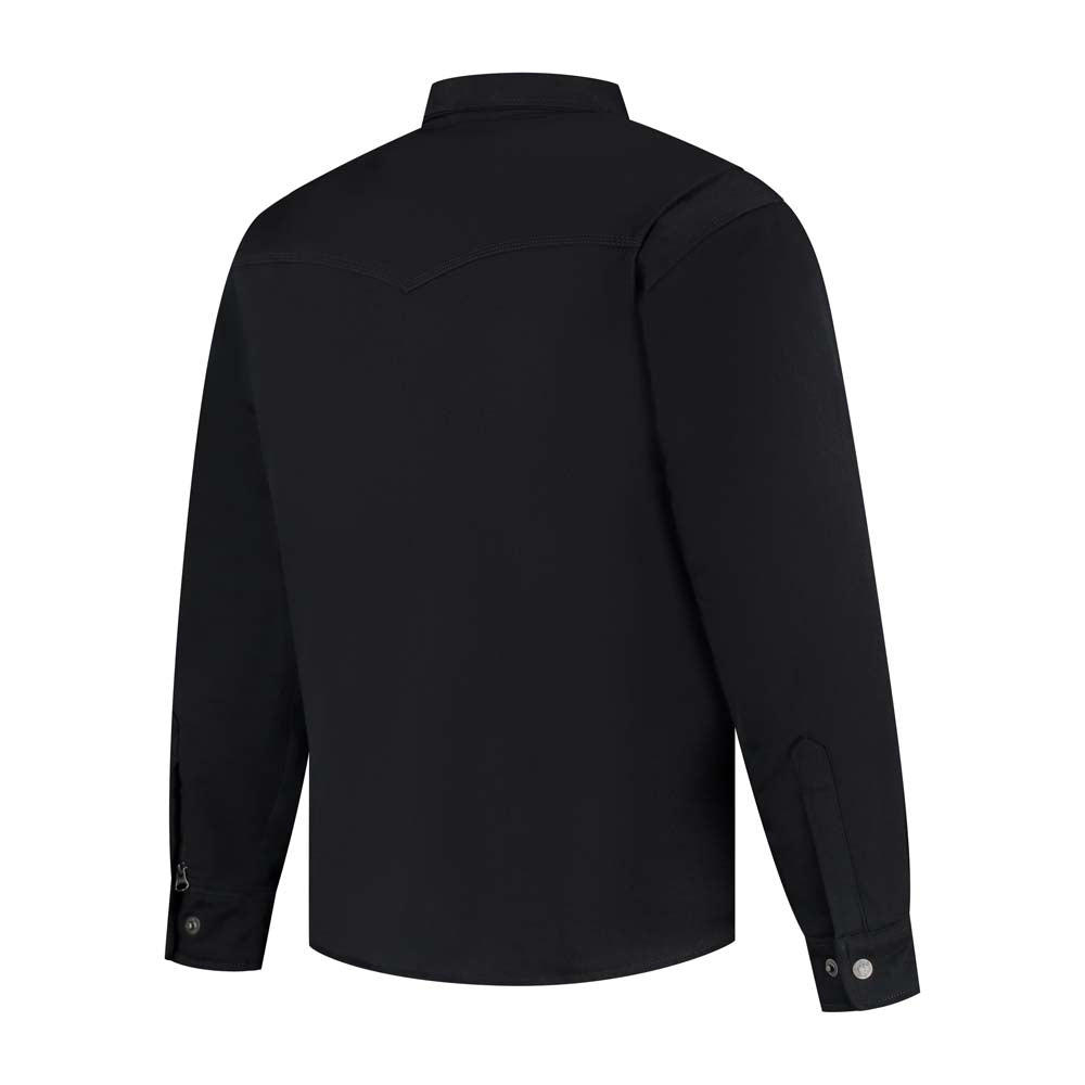 Rusty Stitches Dean Fleece Tech Textile Jacket Black - FREE UK Delivery, FREE 365 Day Returns | Moto Central