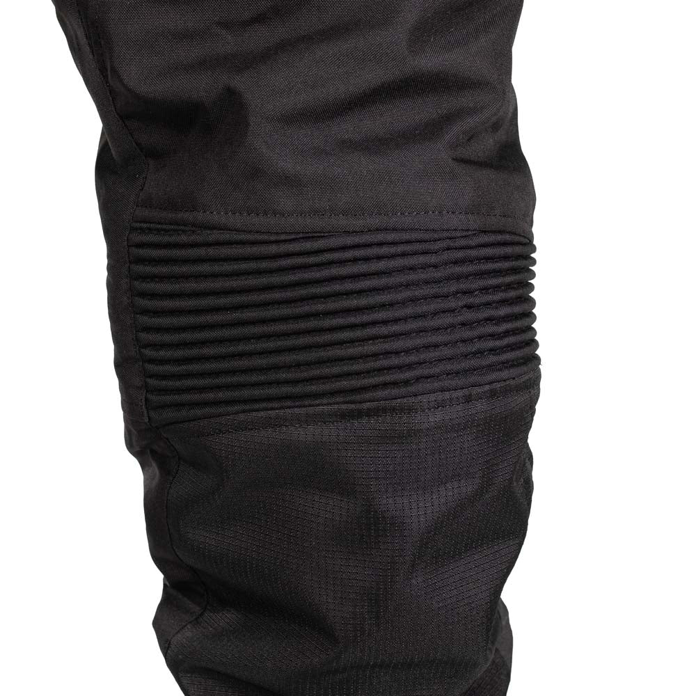 Rusty Stitches Mason Textile Trouser Black - FREE UK Delivery, FREE 365 Day Returns | Moto Central