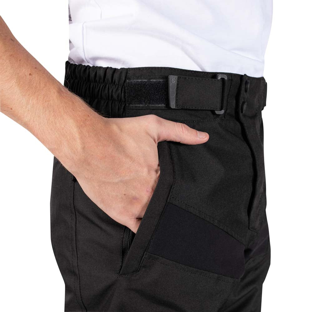 Rusty Stitches Mason Textile Trouser Black - FREE UK Delivery, FREE 365 Day Returns | Moto Central