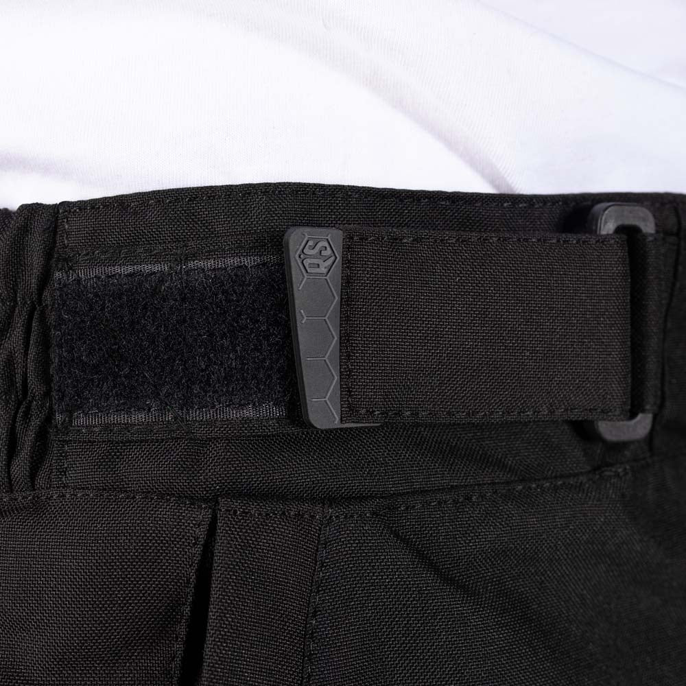 Rusty Stitches Mason Textile Trouser Black - FREE UK Delivery, FREE 365 Day Returns | Moto Central