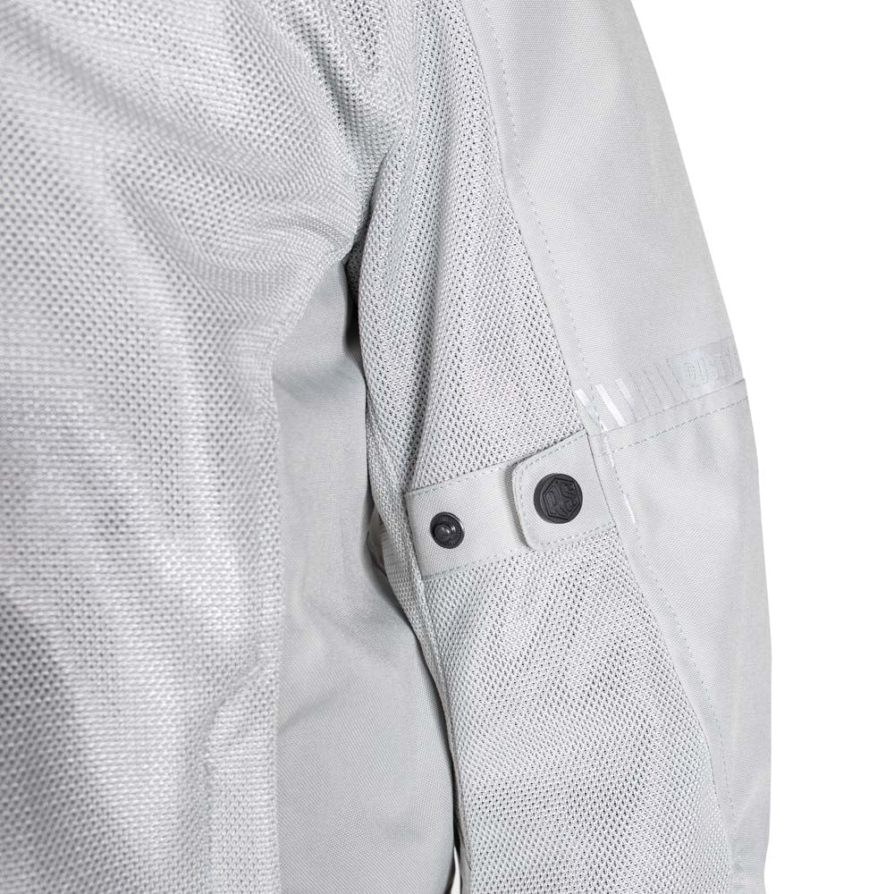 Rusty Stitches Mike Textile Jacket Light Grey - FREE UK Delivery, FREE 365 Day Returns | Moto Central
