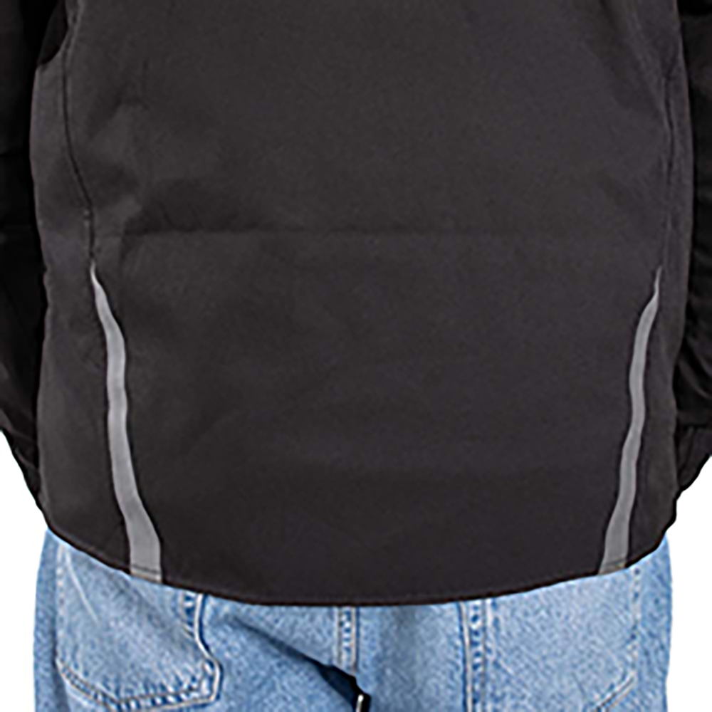 Rusty Stitches Nico Rain Over Jacket Black - FREE UK Delivery, FREE 365 Day Returns | Moto Central
