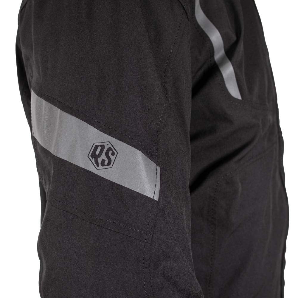 Rusty Stitches Nico Rain Over Jacket Black - FREE UK Delivery, FREE 365 Day Returns | Moto Central