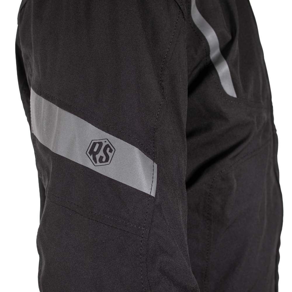Rusty Stitches Nico Rain Over Jacket Black - FREE UK Delivery, FREE 365 Day Returns | Moto Central