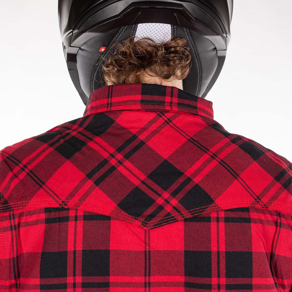 Rusty Stitches Neil V2 Textile Jacket Red / Black - FREE UK Delivery, FREE 365 Day Returns | Moto Central