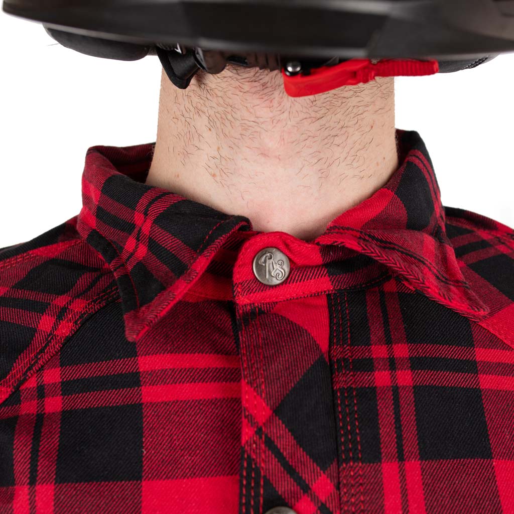 Rusty Stitches Neil V2 Textile Jacket Red / Black - FREE UK Delivery, FREE 365 Day Returns | Moto Central