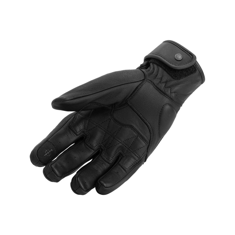 Rusty Stitches Eva Ladies Leather Gloves Black - FREE UK Delivery, FREE 365 Day Returns | Moto Central
