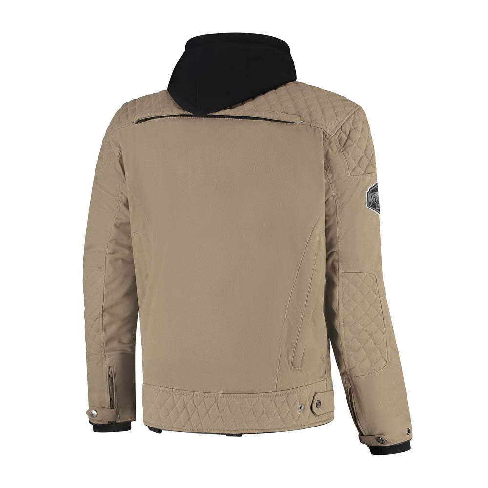 Rusty Stitches Glenn Textile Jacket Brown - FREE UK Delivery, FREE 365 Day Returns | Moto Central