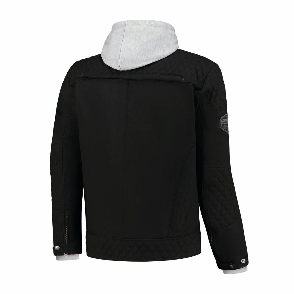Rusty Stitches Glenn Textile Jacket Black - FREE UK Delivery, FREE 365 Day Returns | Moto Central