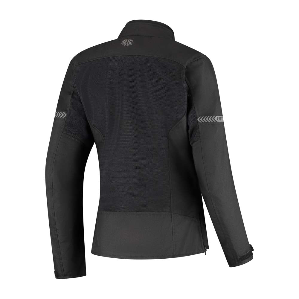 Rusty Stitches Jodi Ladies Textile Jacket Black - FREE UK Delivery, FREE 365 Day Returns | Moto Central