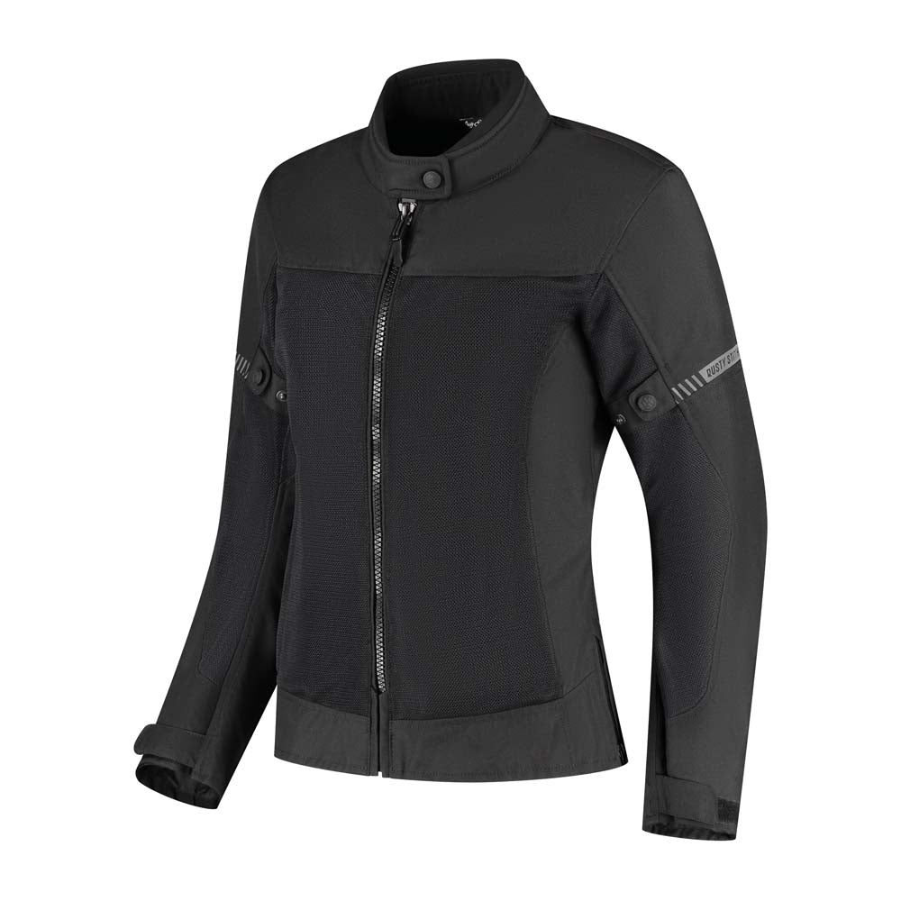 Rusty Stitches Jodi Ladies Textile Jacket Black - FREE UK Delivery, FREE 365 Day Returns | Moto Central