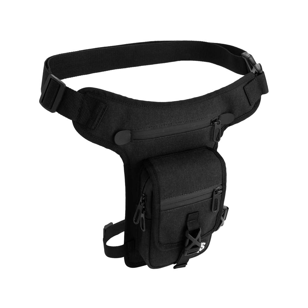 Rusty Stitches Kai Bag Black - FREE UK Delivery, FREE 365 Day Returns | Moto Central