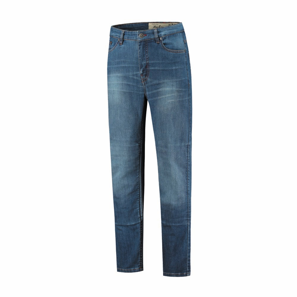 Rusty Stitches Logan Denim Jeans Denim Blue - FREE UK Delivery, FREE 365 Day Returns | Moto Central