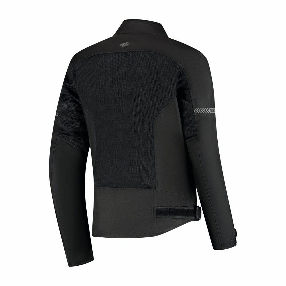 Rusty Stitches Mike Textile Jacket Black - FREE UK Delivery, FREE 365 Day Returns | Moto Central