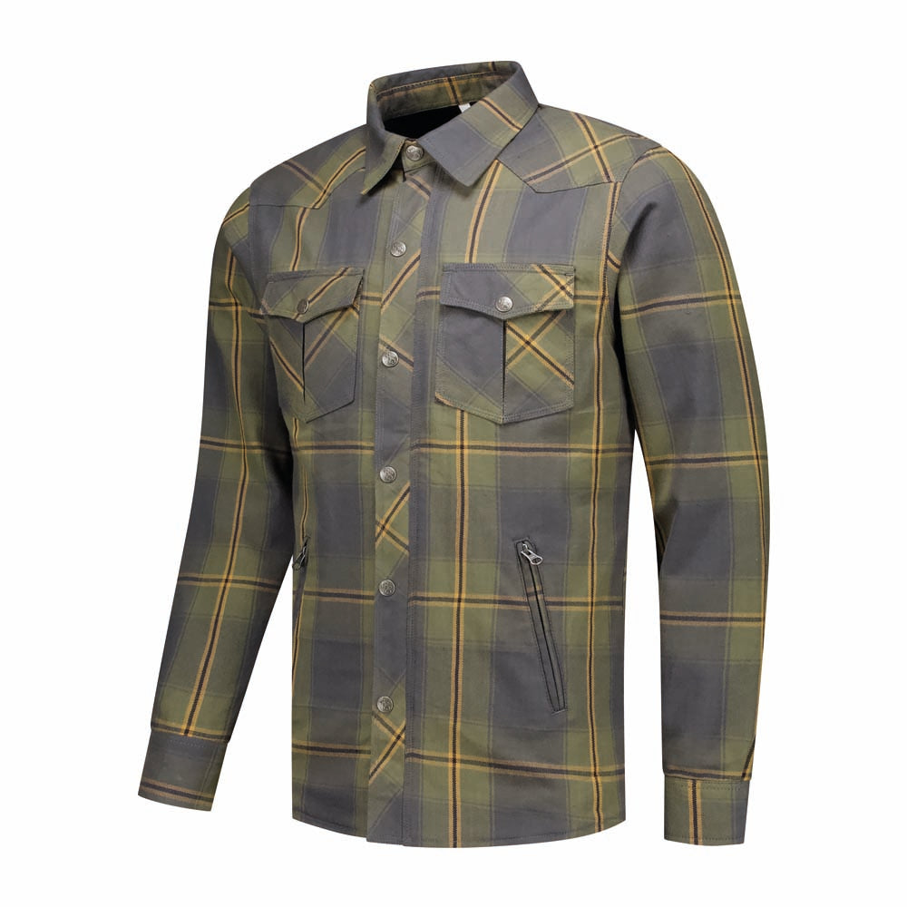 Rusty Stitches Neil V2 Textile Jacket Blue / Green - FREE UK Delivery, FREE 365 Day Returns | Moto Central