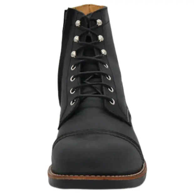 Rokker Moto Ranger Leather Boots Black – front view