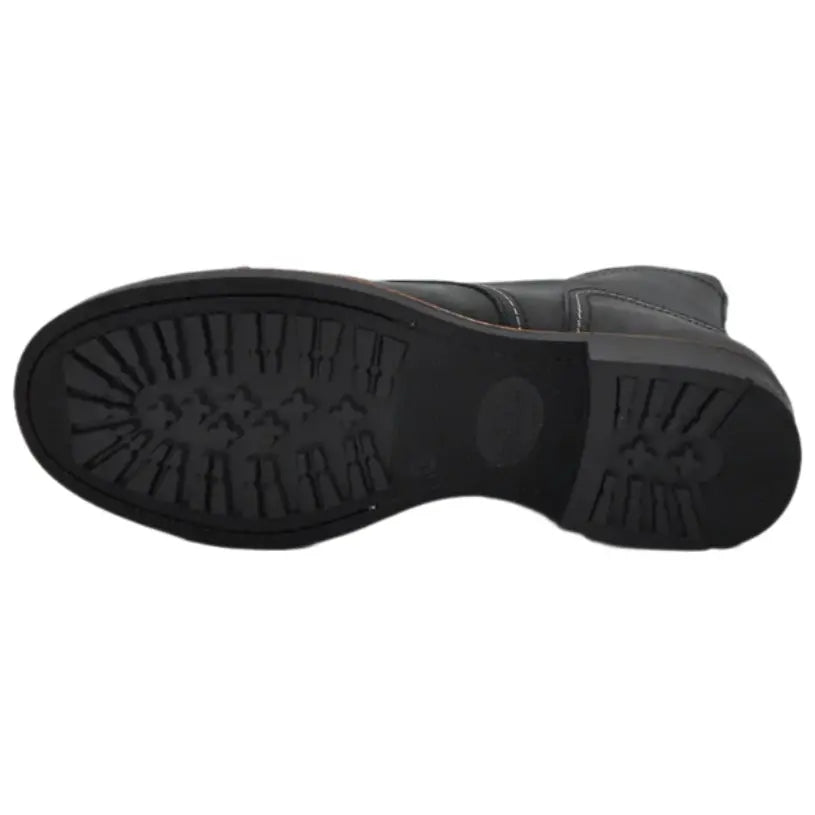 Rokker Moto Ranger Leather Boots Black – sole view