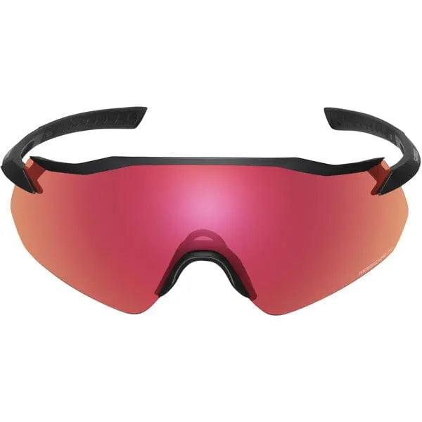 Shimano Equinox Glasses Metallic Black With Ridescape Road Lens - FREE UK Shipping, FREE 365 Day Returns | Moto Central