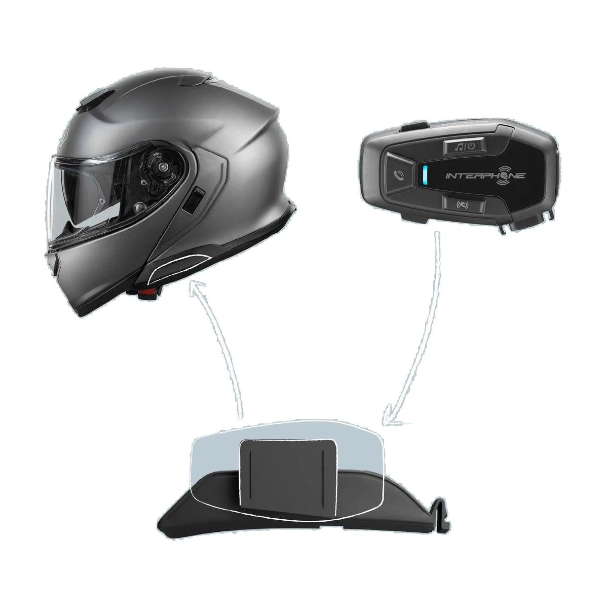 Tubs Jackson Shoei Neotec 3 / GT-Air 3 / J-Cruise 3 To Interphone U-Comm Adapter FREE UK Delivery, FREE 365 Day Returns | Moto Central