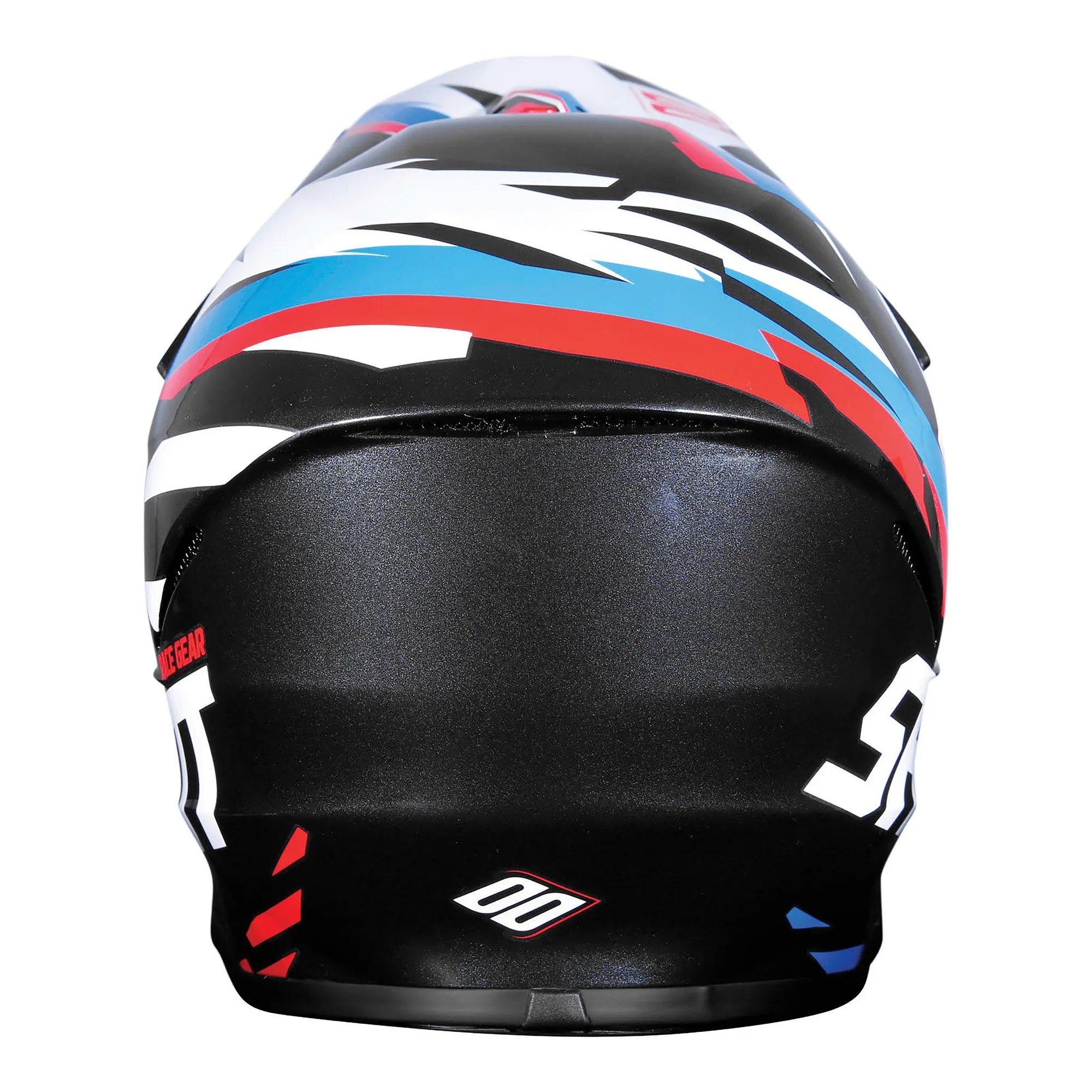 Shot Furious MX Helmet Score Black / Blue / Gloss Red - FREE UK Shipping, FREE 365 Day Returns | Moto Central
