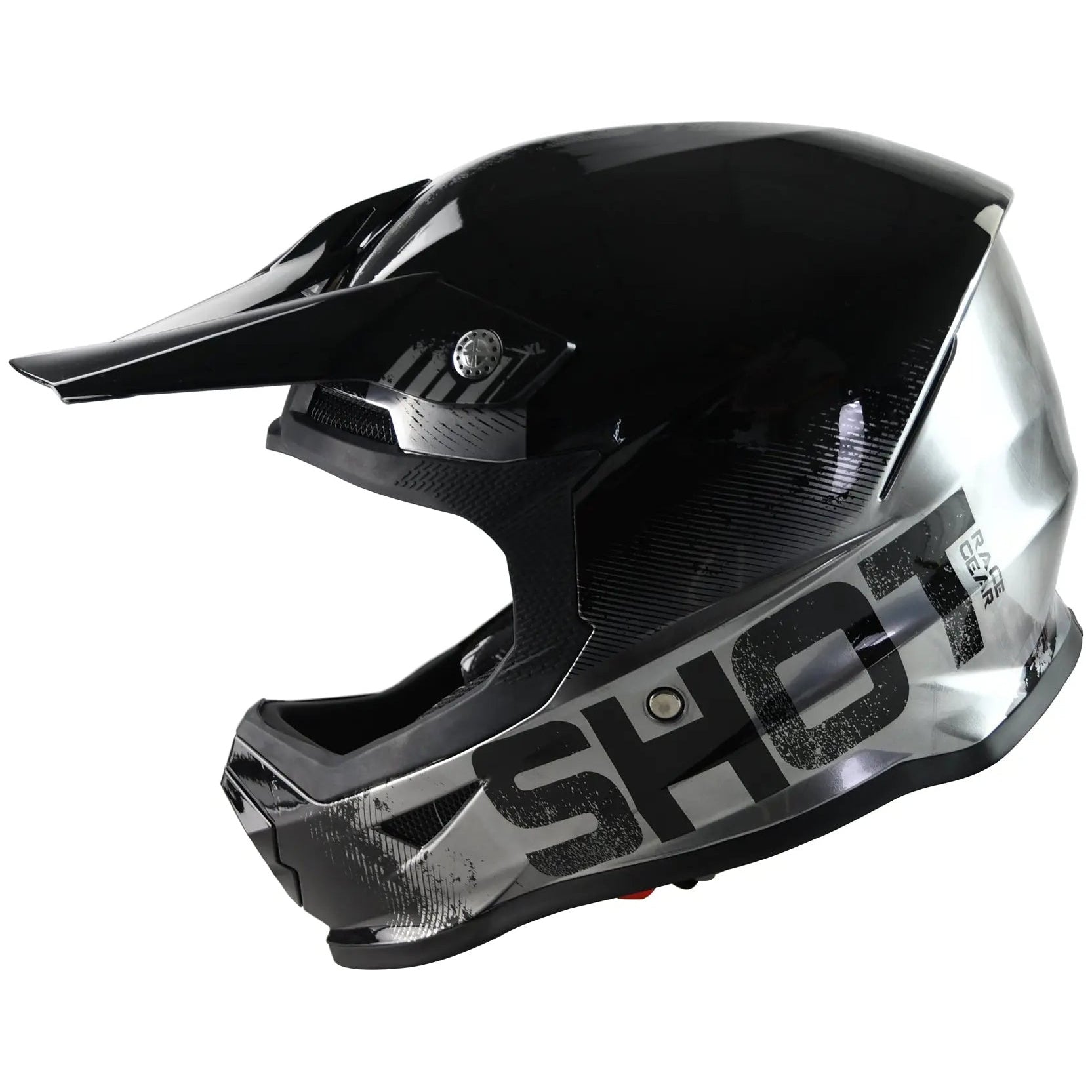Shot Furious MX Helmet Coalition Silver Chrome - FREE UK Shipping, FREE 365 Day Returns | Moto Central