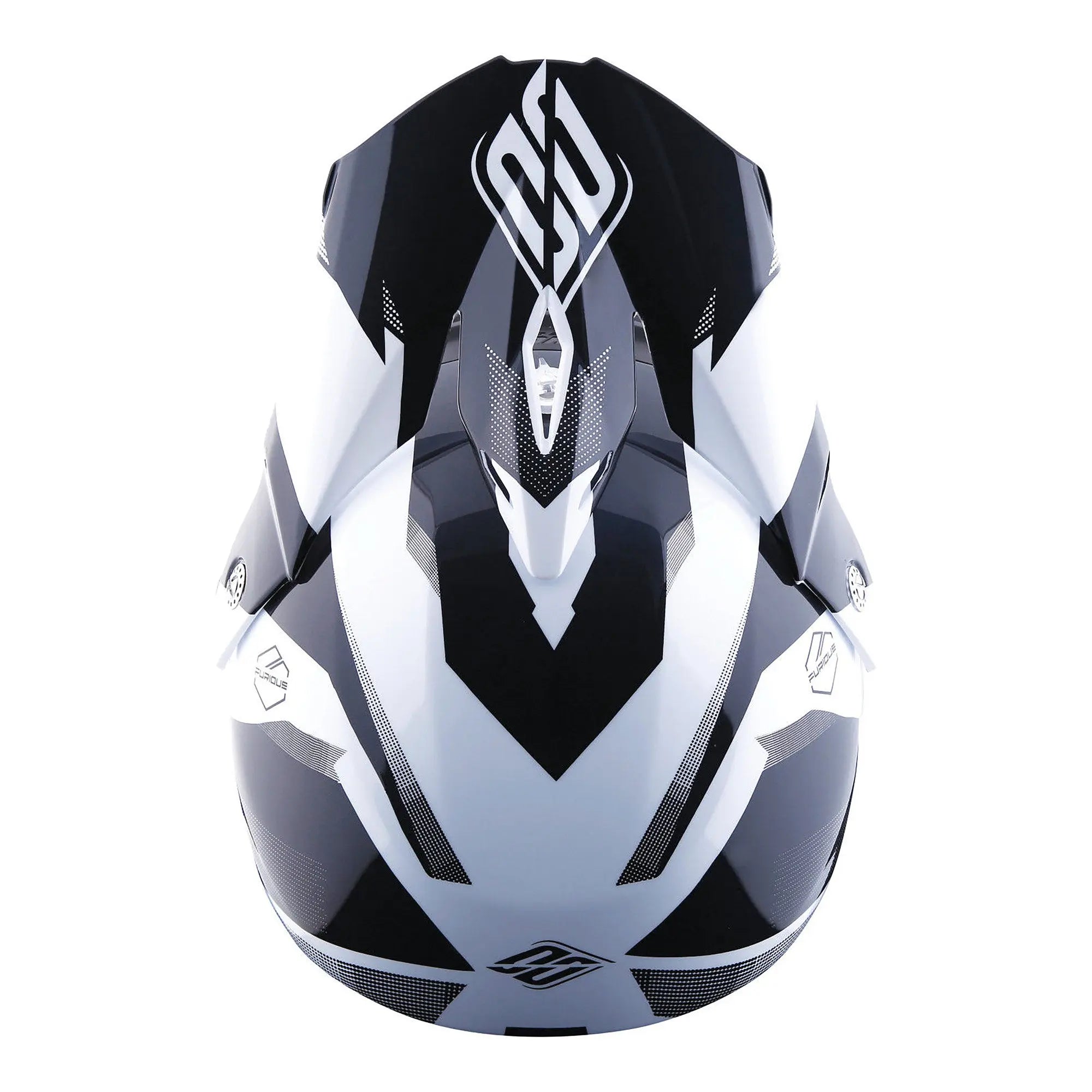 Shot Furious Youth MX Helmet Ultimate Black / White - FREE UK Shipping, FREE 365 Day Returns | Moto Central
