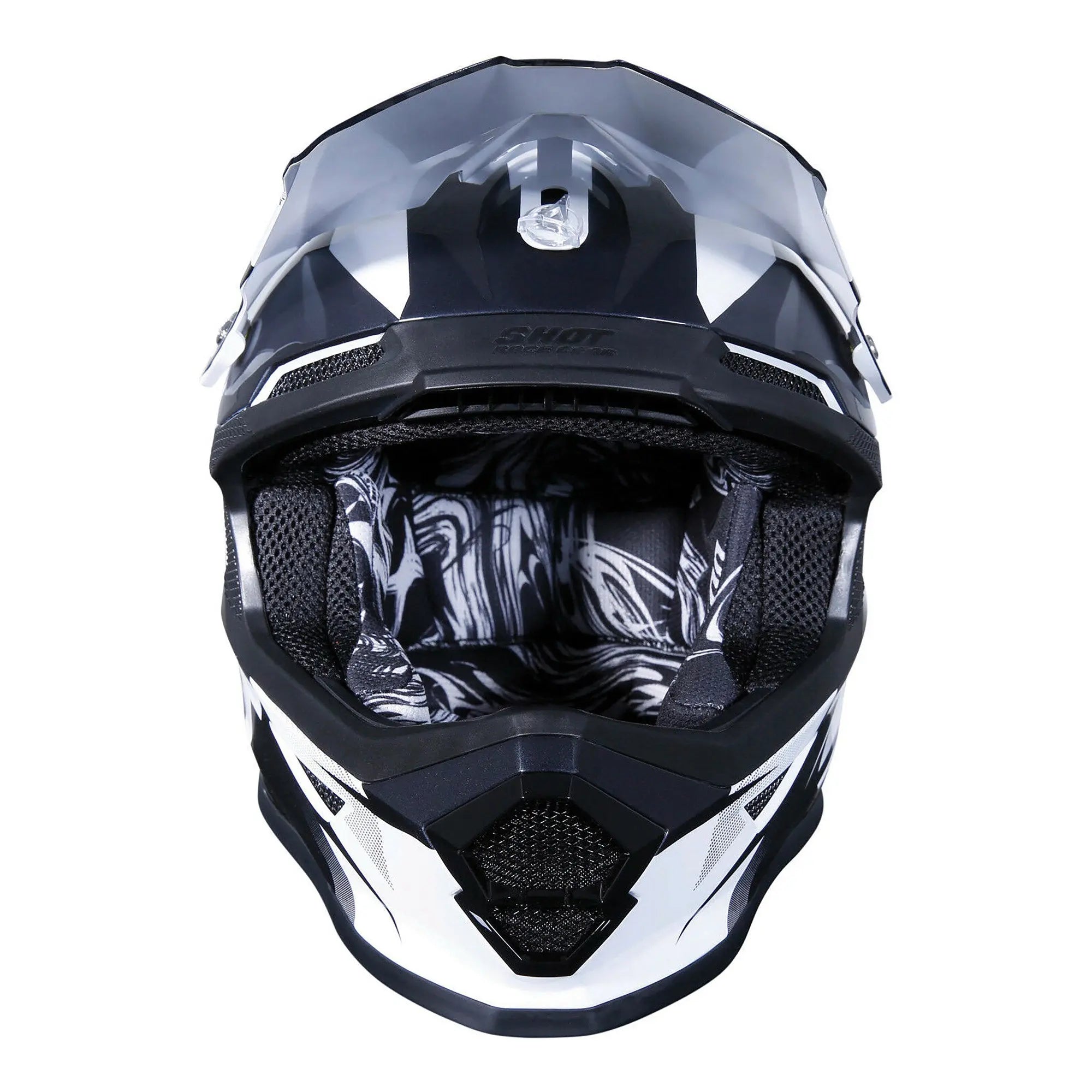 Shot Furious Youth MX Helmet Ultimate Black / White - FREE UK Shipping, FREE 365 Day Returns | Moto Central
