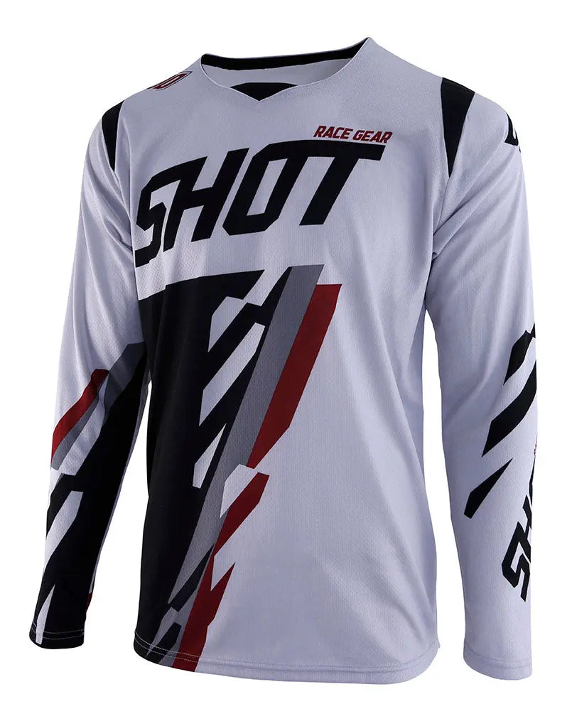 Shot Contact Score MX Jersey Grey - FREE UK Shipping, FREE 365 Day Returns | Moto Central