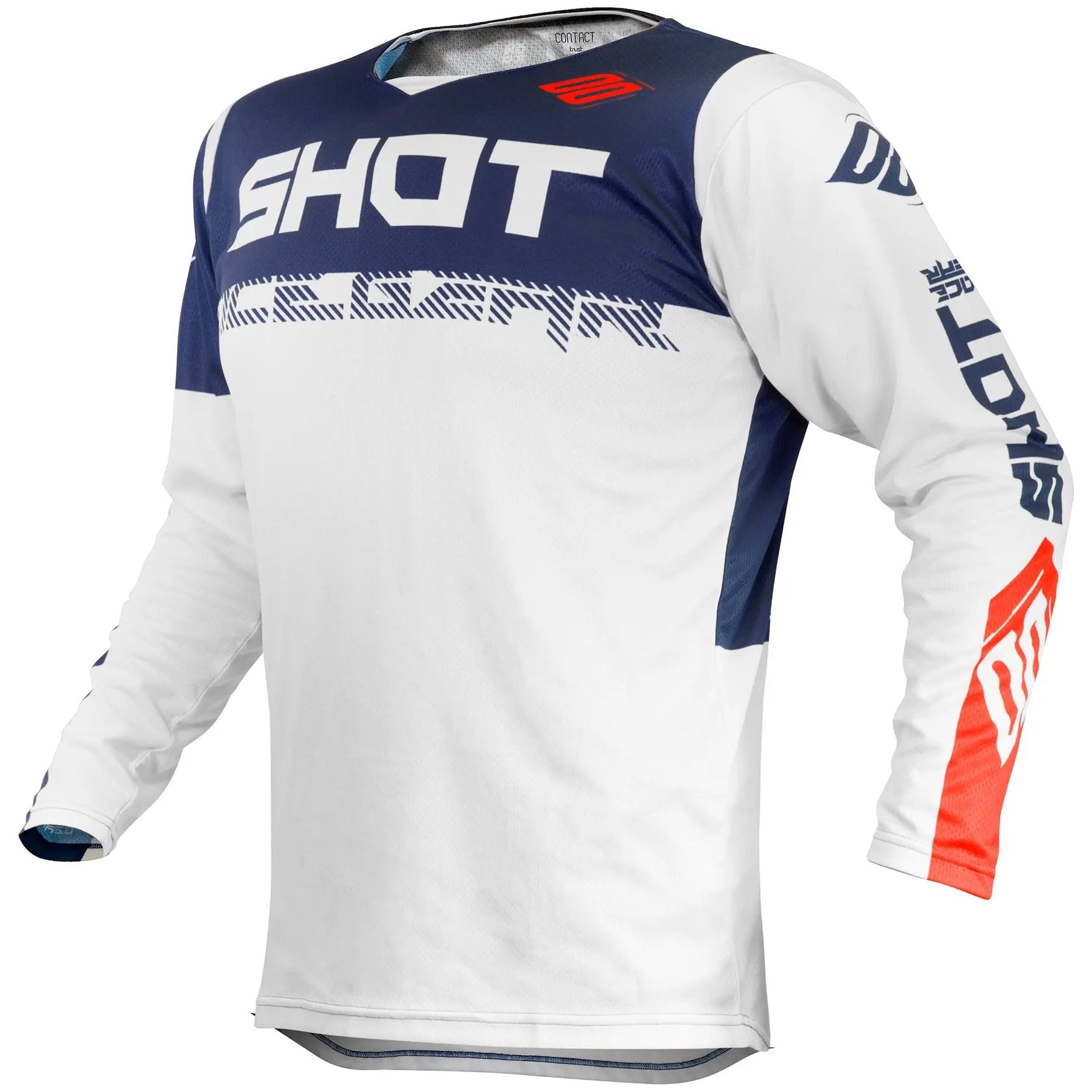 Shot Contact MX Jersey Trust Blue / Red - FREE UK Shipping, FREE 365 Day Returns | Moto Central