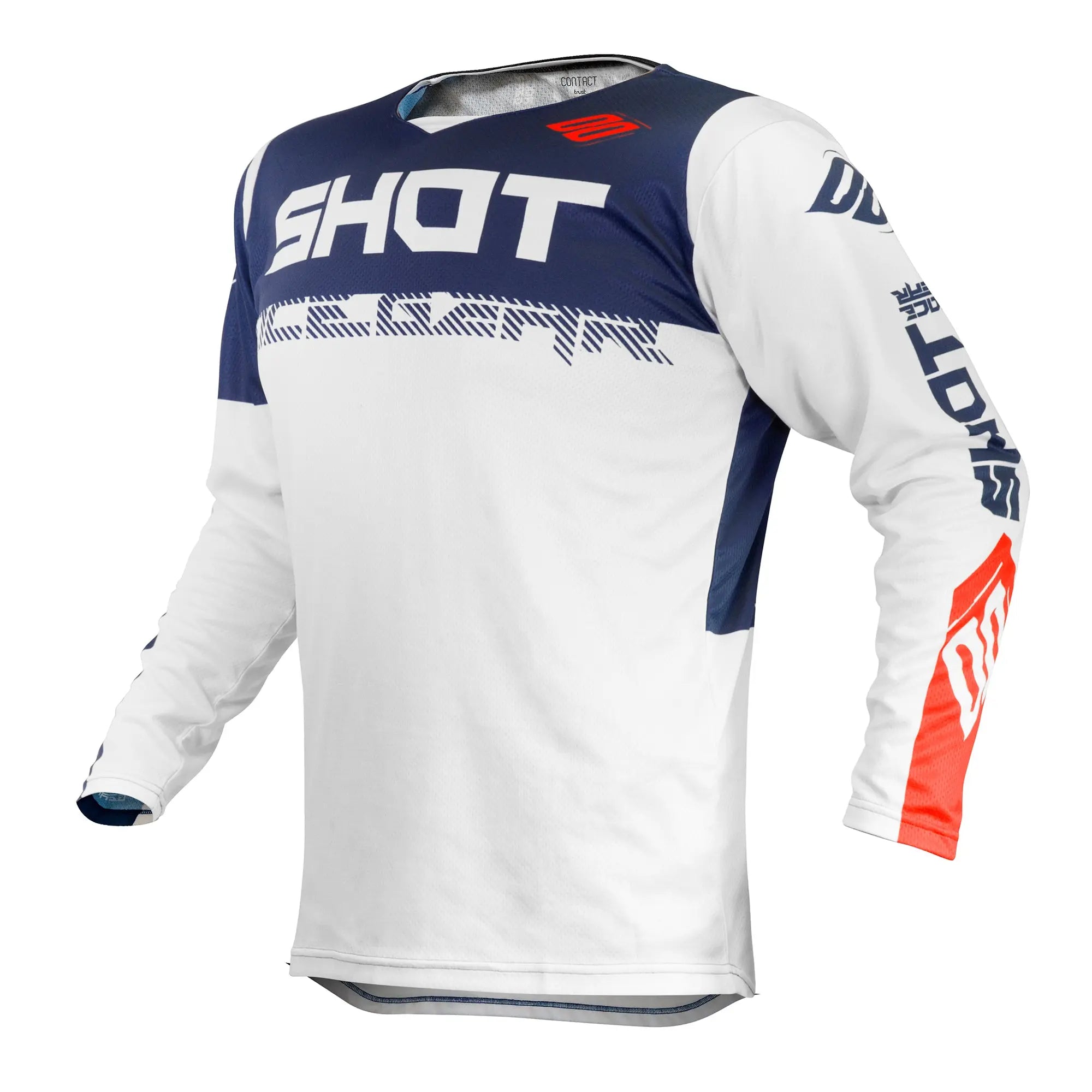 Shot Contact MX Jersey Trust Blue / Red - FREE UK Shipping, FREE 365 Day Returns | Moto Central