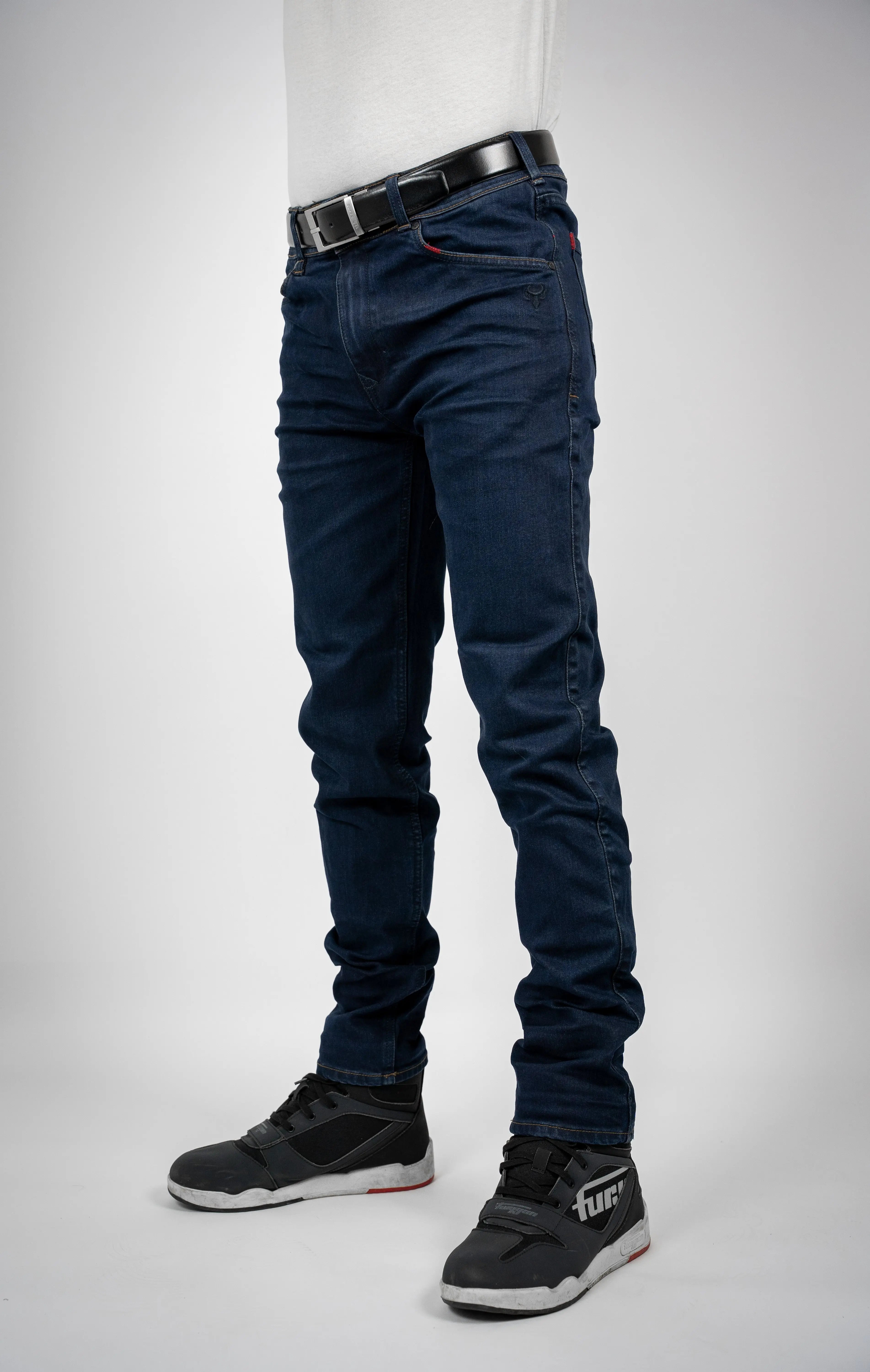 Bull-it Spitfire Slim Fit Denim Jeans Blue  - FREE UK Shipping, FREE 365 Day Returns | Moto Central