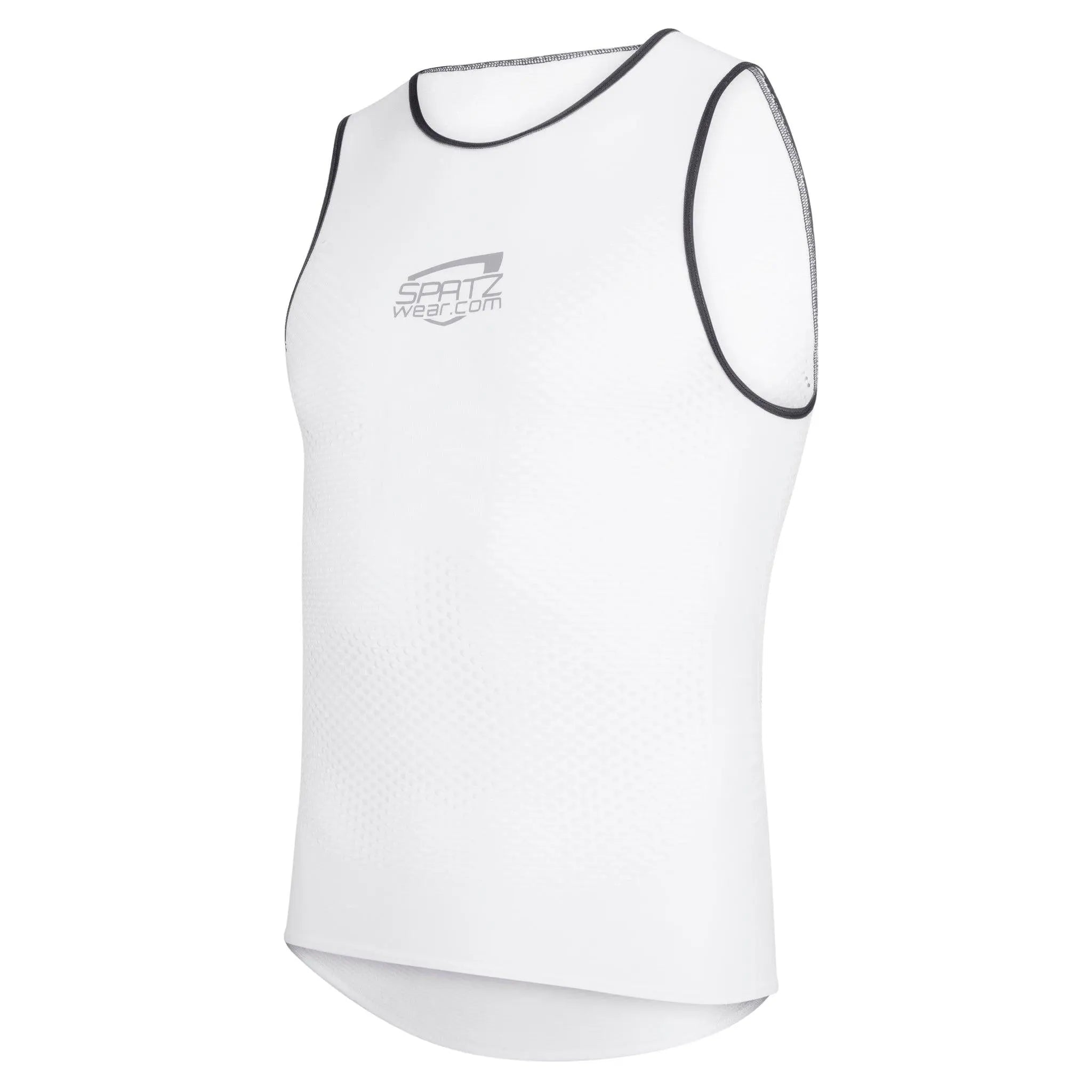 Spatzwear Coolr Summer / Indoor Base Layer White - FREE UK Shipping, FREE 365 Day Returns | Moto Central