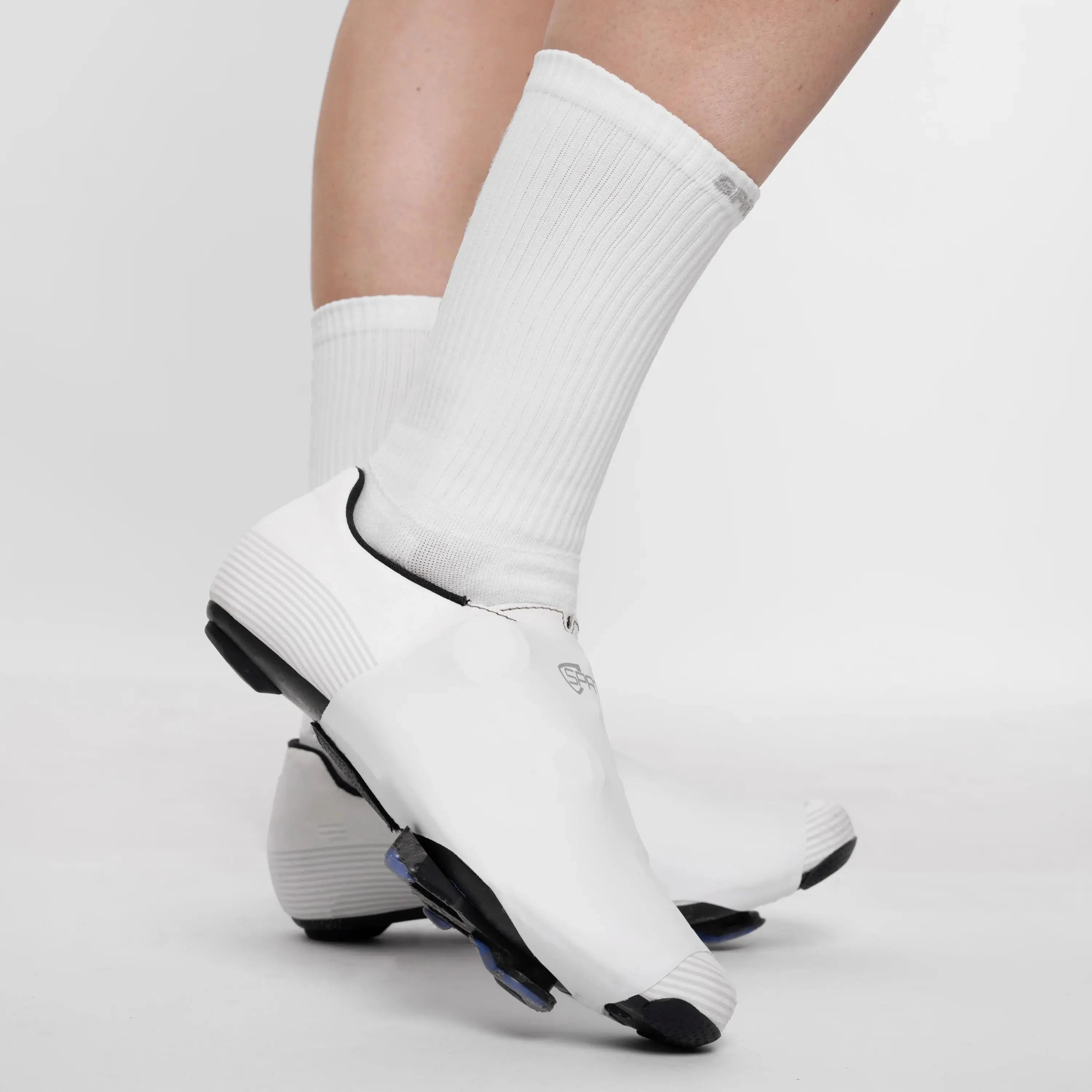Spatzwear DiALZ Overshoes White - FREE UK Shipping, FREE 365 Day Returns | Moto Central