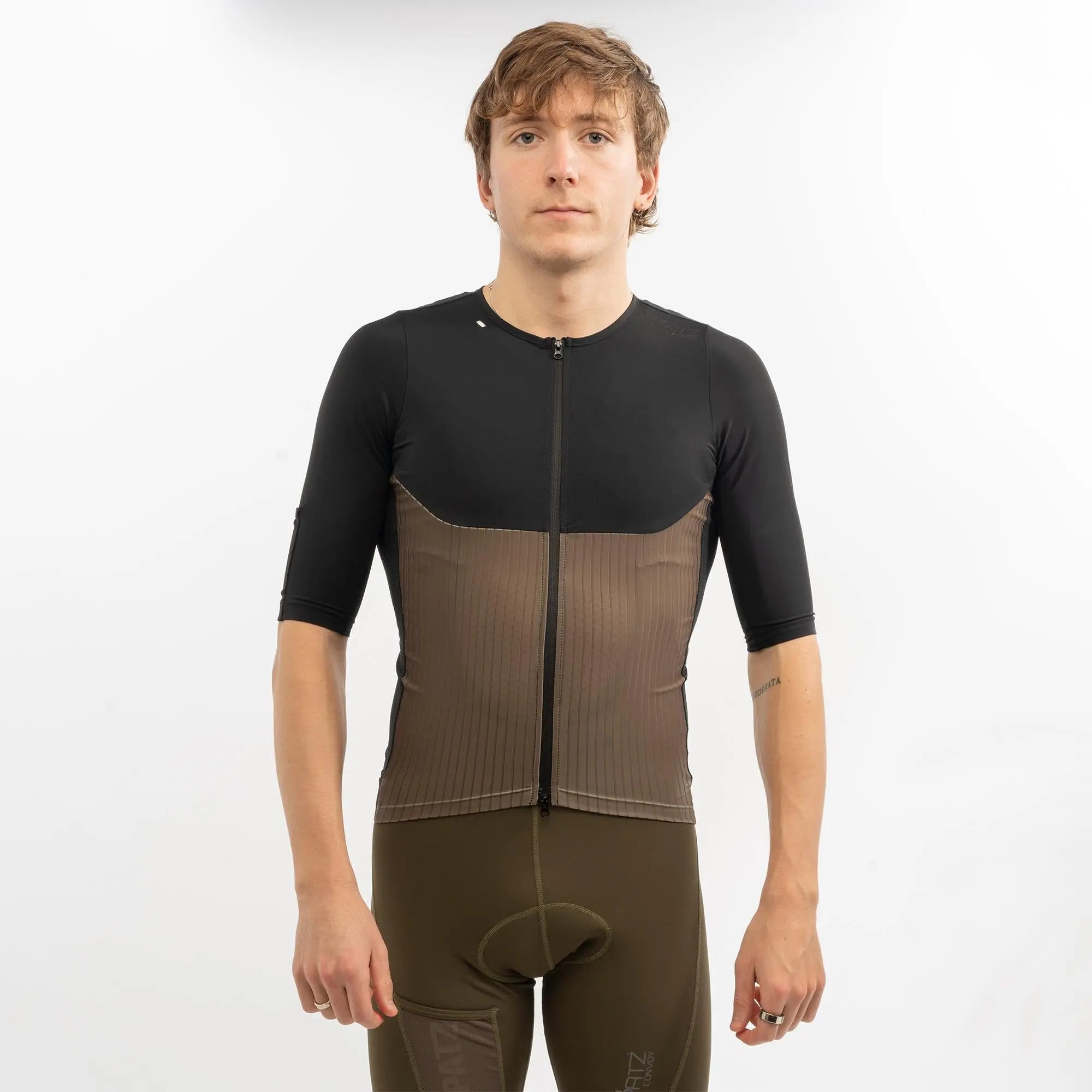 Spatzwear Squadron Short Sleeves Jersey Dark Brown - FREE UK Shipping, FREE 365 Day Returns | Moto Central