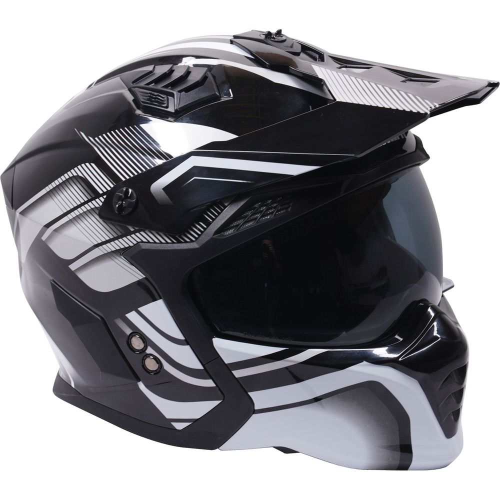 Stealth Fighter Multi Function Convertible Graphic Orbit Black / Gloss Silver