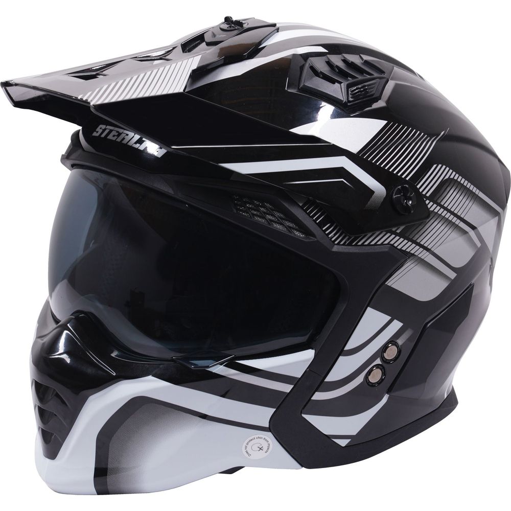 Stealth Fighter Multi Function Convertible Graphic Orbit Black / Gloss Silver