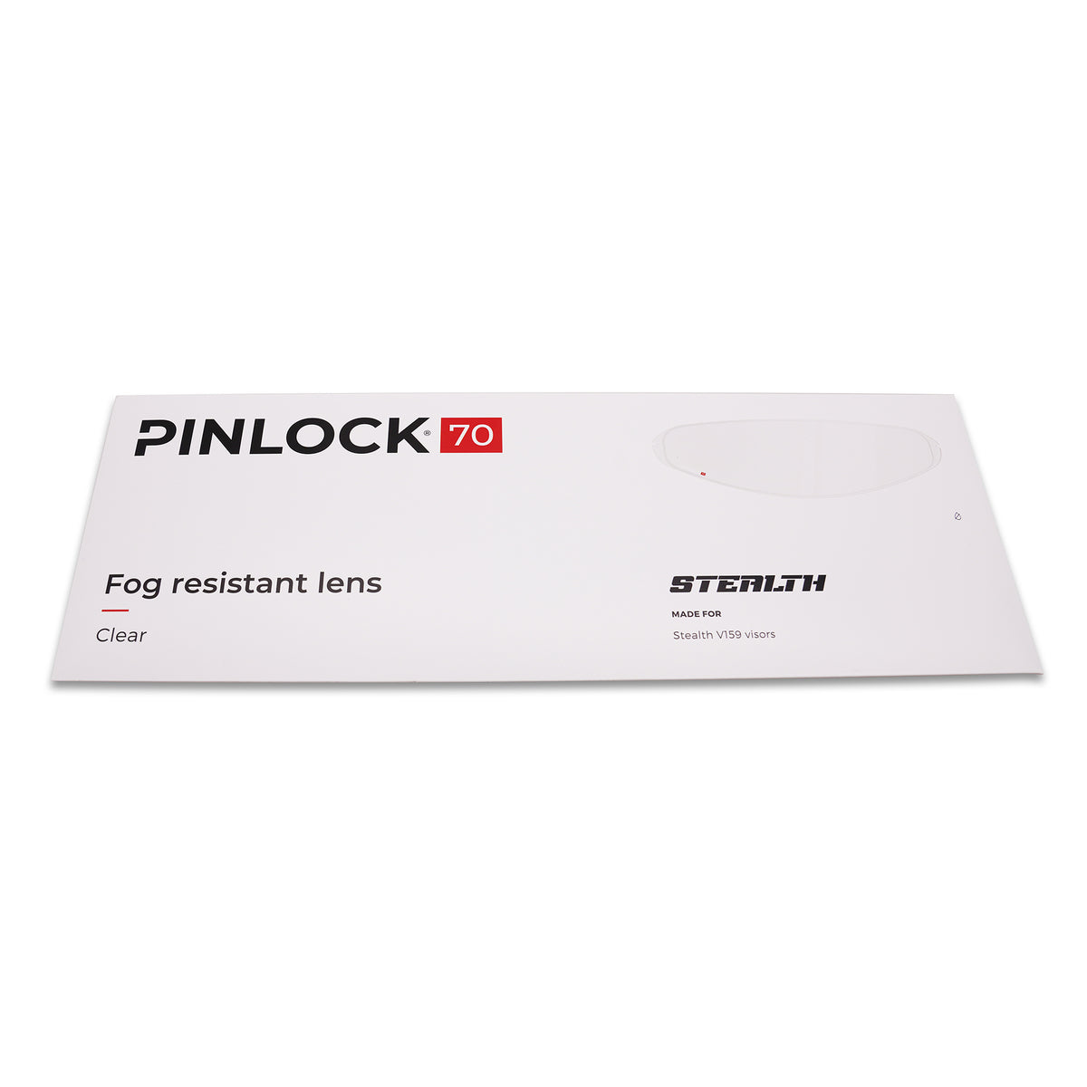 Pinlock Stealth V159 Fog Resistant Lens Insert Clear FREE UK Delivery, FREE 365 Day Returns | Moto Central