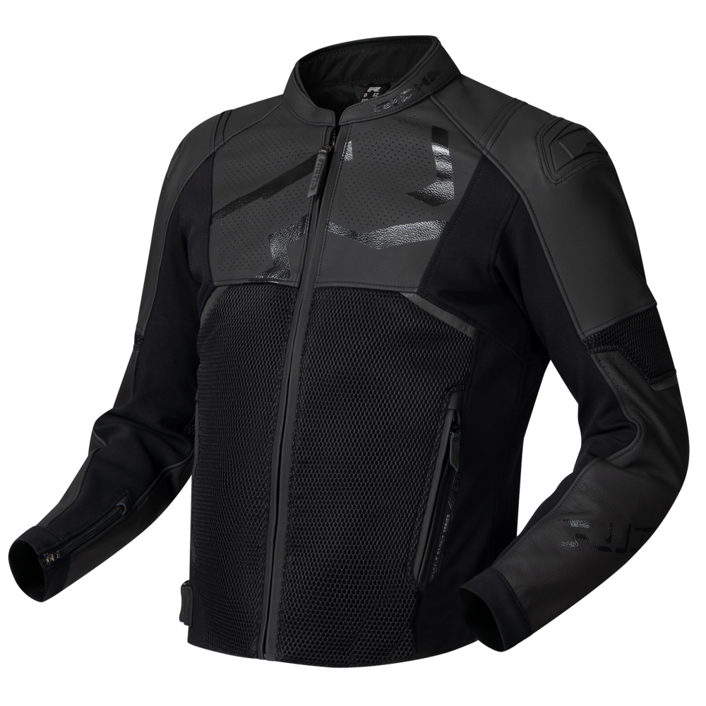 Richa Stradale Evo Leather Jacket Black / Black