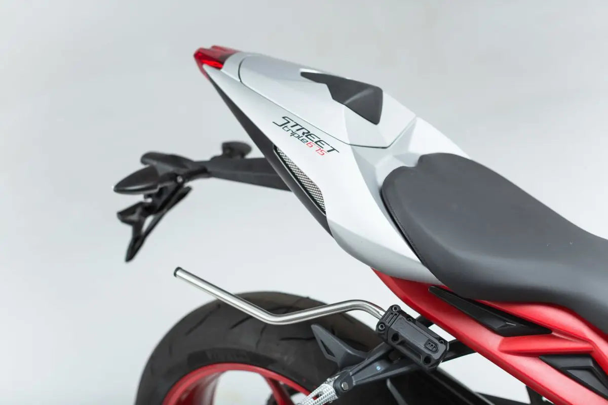 SW-Motech Blaze Saddlebag Spacer Bars Black / Silver | Vendor No HTA.11.740.80700/B FREE UK Delivery, FREE 365 Day Returns | Moto Central