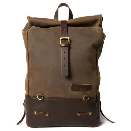 Trip Machine Backpack / Saddlebag Tobacco Brown — front product view