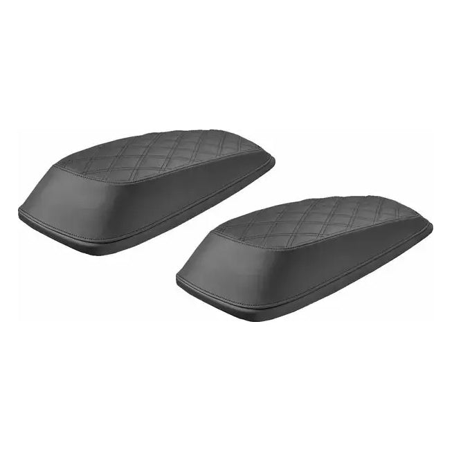 Saddlemen Bagger Lid Cover Black – motorcycle lid covers – pair view