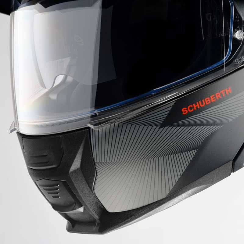 Schuberth E2 Defender Red / Black