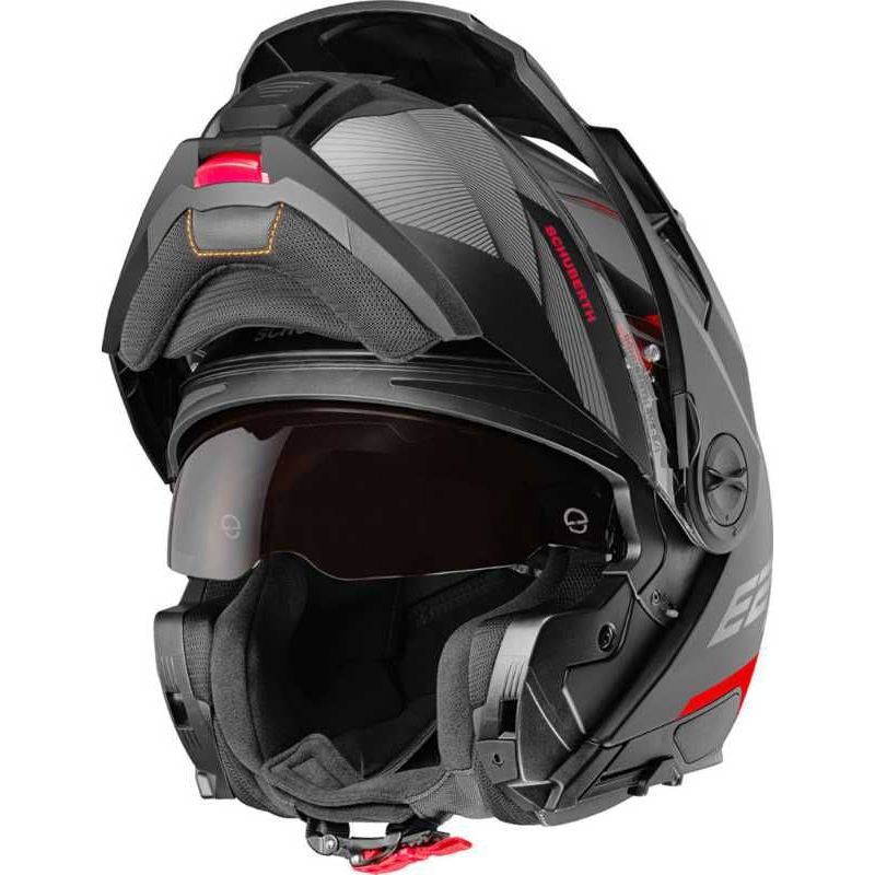 Schuberth E2 Defender Red / Black