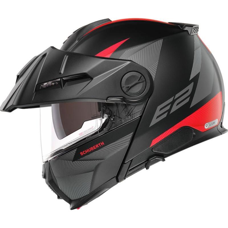 Schuberth E2 Defender Red / Black