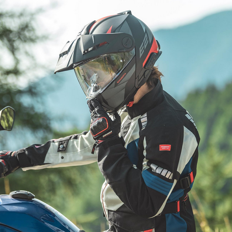 Schuberth E2 Defender Red / Black
