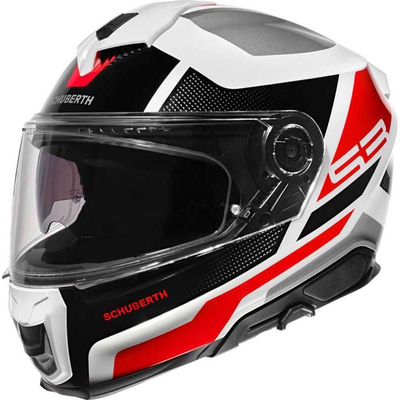 Schuberth S3 Daytona Red / White