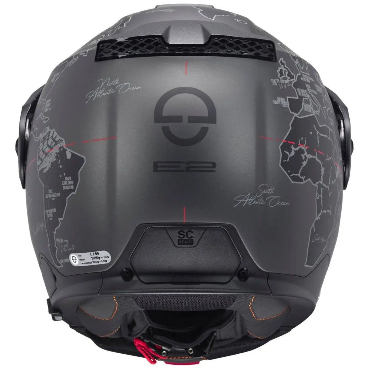 Schuberth E2 Atlas Anthracite - rear view