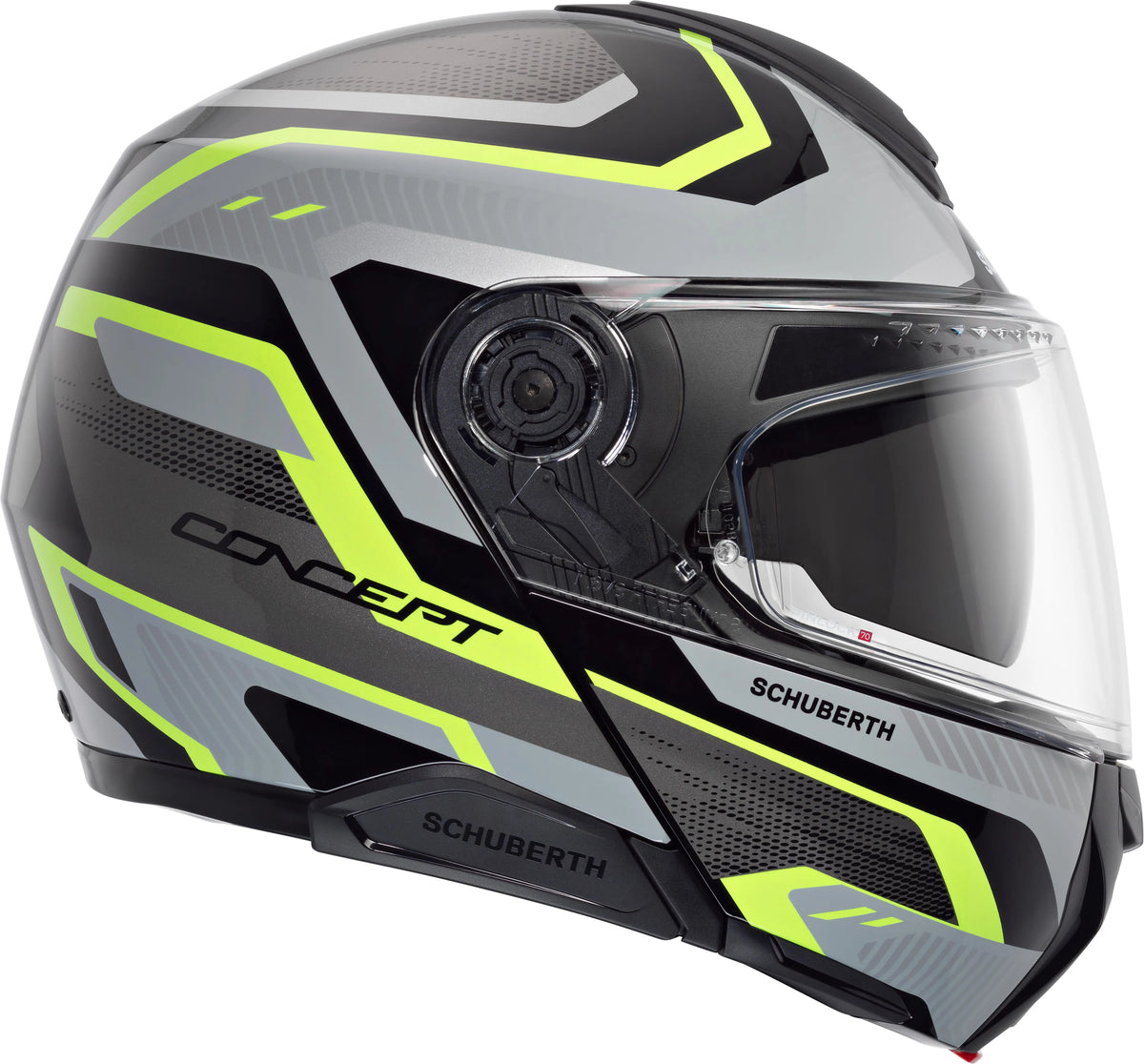 Schuberth Concept Kinetic Yellow FREE UK Delivery, FREE 365 Day Returns | Moto Central