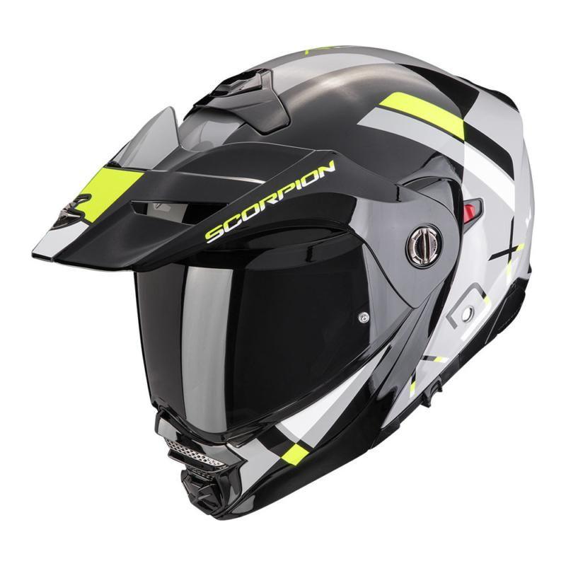 Scorpion ADX-2 Galane Flip-Up Helmet Grey/Black/Yellow FREE Delivery