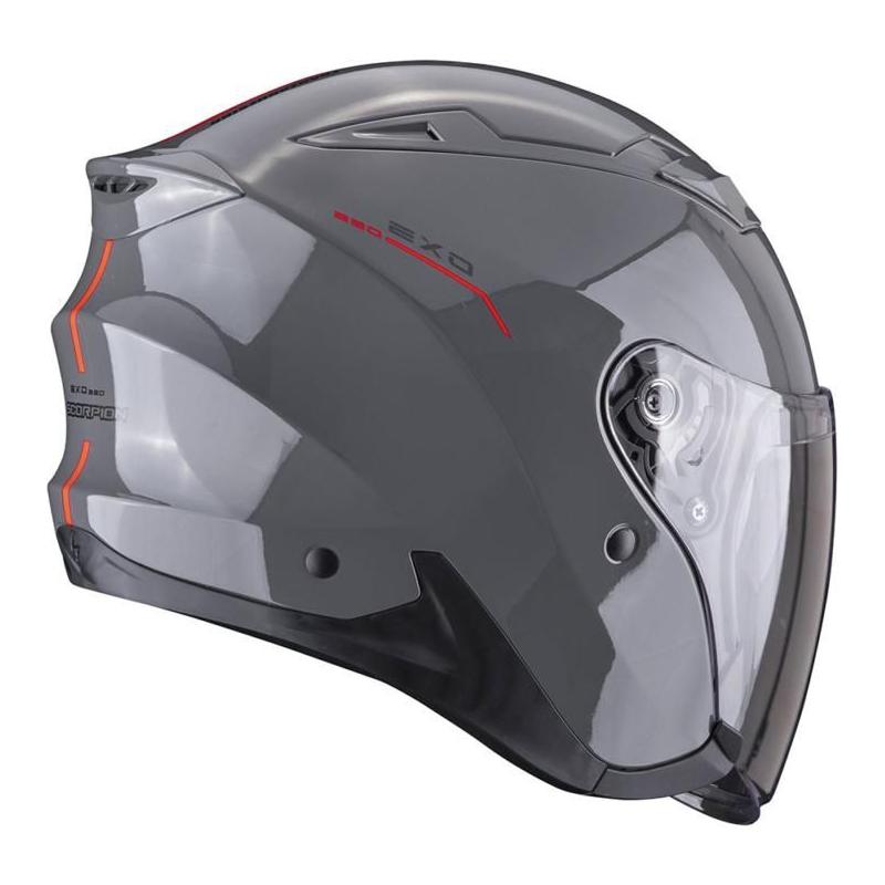 Scorpion EXO 230 SR Cement Grey / Red